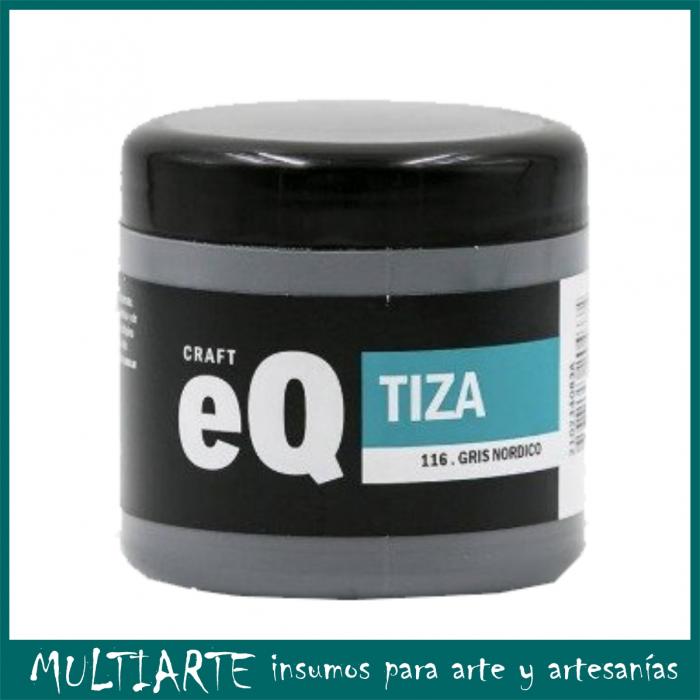 Pintura a la tiza EQarte 200ml 110 Gris Nordico