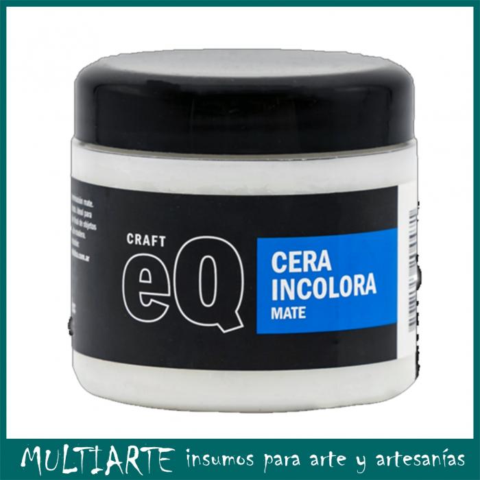 Cera incolora mate EQarte 200cc