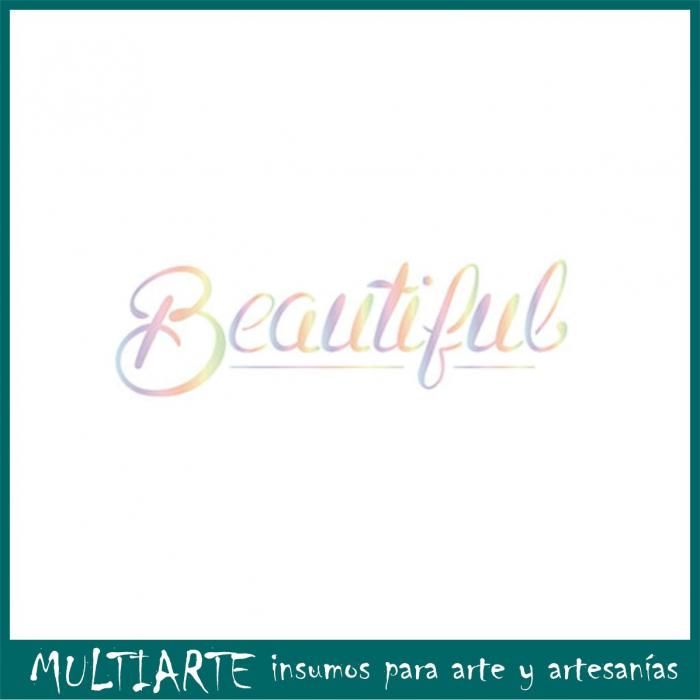 Stencil Litoarte reutilizable 8,5 x 28,5 cms STE-310