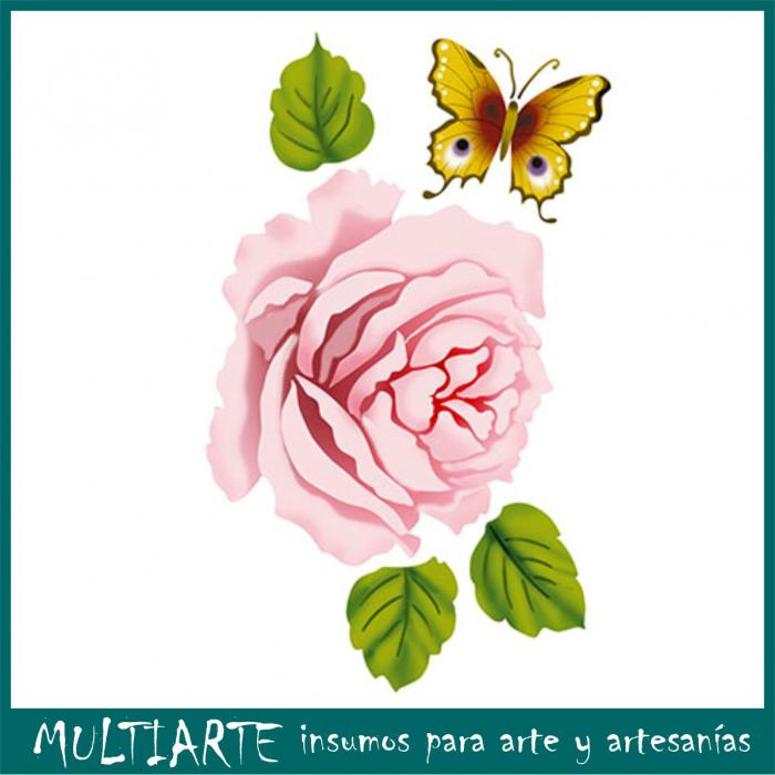 Stencil Litoarte reutilizable 21 x 34 cms ST-239