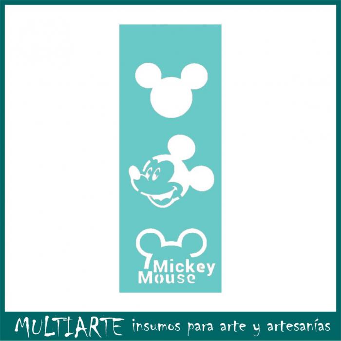 Stencil Proyectarte 07.5 x 20 cms Mickey Mouse CS365