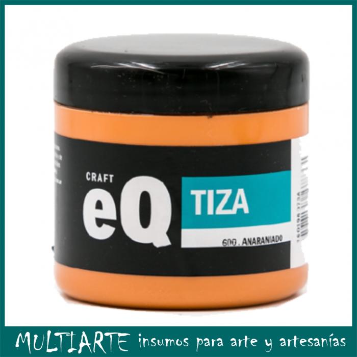 Pintura a la tiza EQarte 200ml 600 Anaranjado