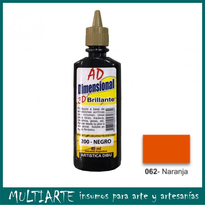 Pintura dimensional AD 40ml 062-naranja