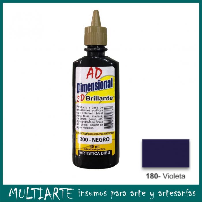 Pintura dimensional AD 40ml 180-violeta