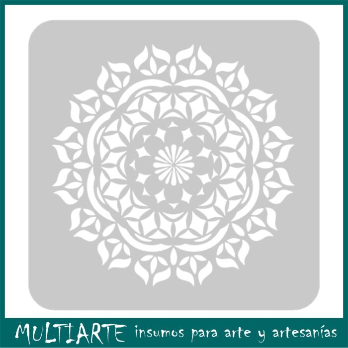 Stencil EQarte reutilizable 30 x 30cms 1004