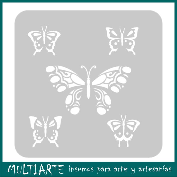 Stencil EQarte reutilizable 30 x 30cms 1005