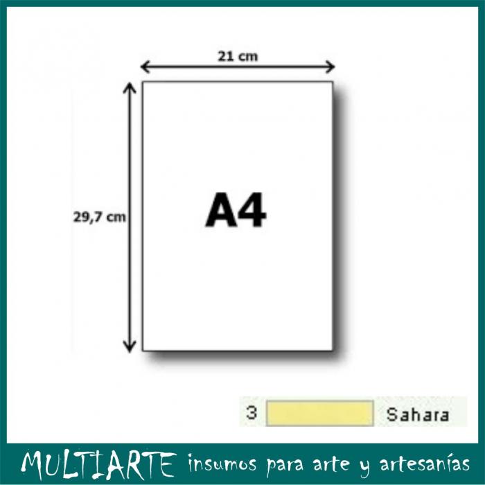 Opalina A4 180 grs. 03- Sahara 50 Hojas