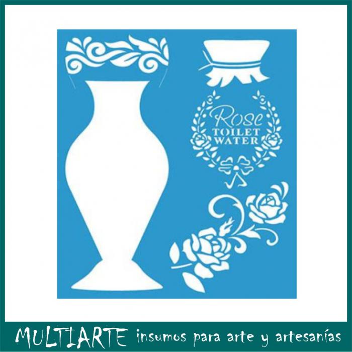 Stencil Litoarte reutilizable 20 x 25 cms STR-020