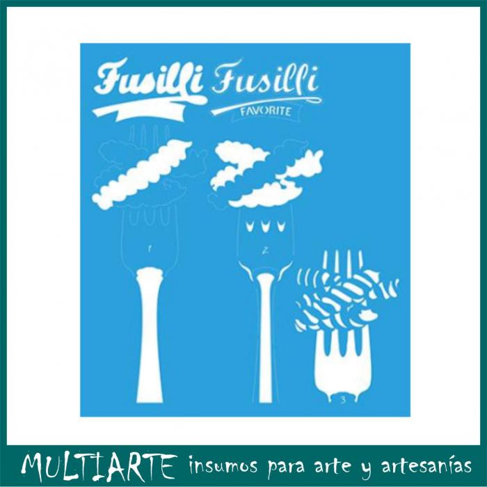 Stencil Litoarte reutilizable 20 x 25 cms STR-037