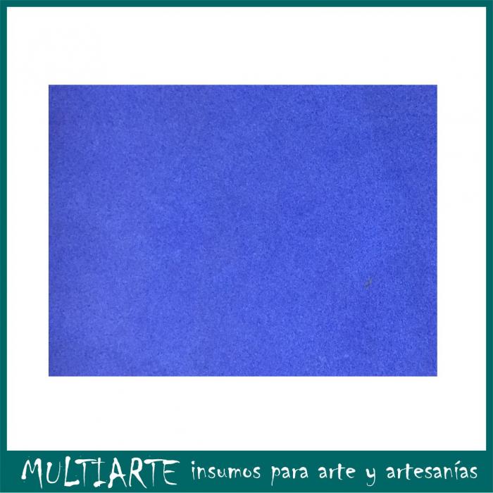 Plancha de Goma Eva color Azul Francia 60 x 40 cms
