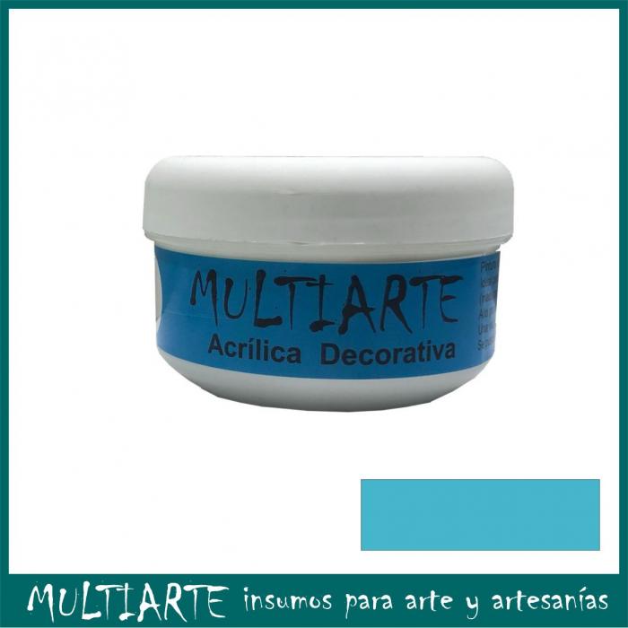 Pintura decorativa MultiArte 200ml Turquesa Claro