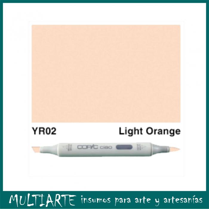 Marcador Copic Ciao YR02 Light Orange