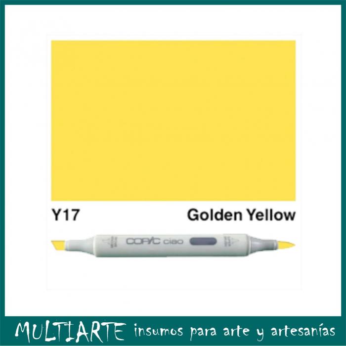 Marcador Copic Ciao Y17 Golden Yellow
