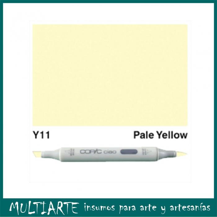Marcador Copic Ciao Y11 Pale Yellow