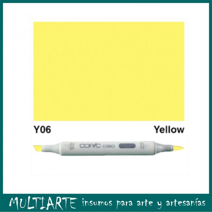Marcador Copic Ciao Y06 Yellow