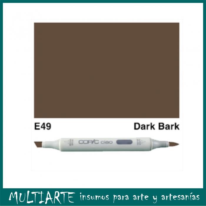 Marcador Copic Ciao E49 Dark Bark