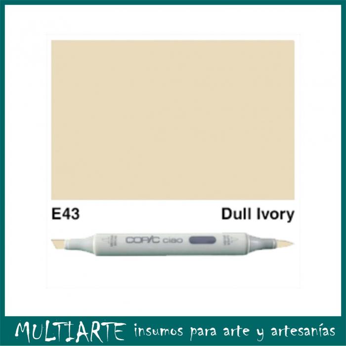 Marcador Copic Ciao E43 Dull Ivory