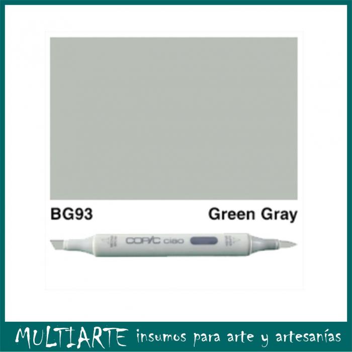 Marcador Copic Ciao BG93 Green Gray