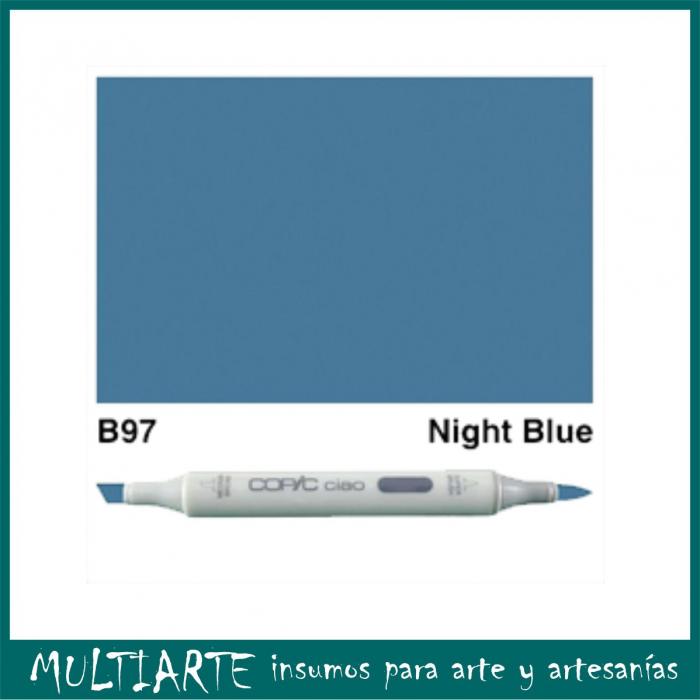 Marcador Copic Ciao B97 Night Blue