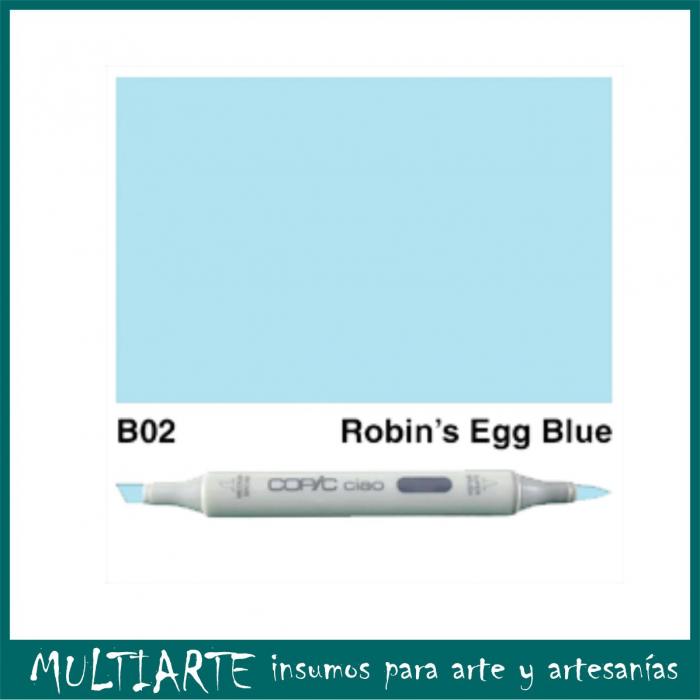 Marcador Copic Ciao B02 Robbins Egg Blue