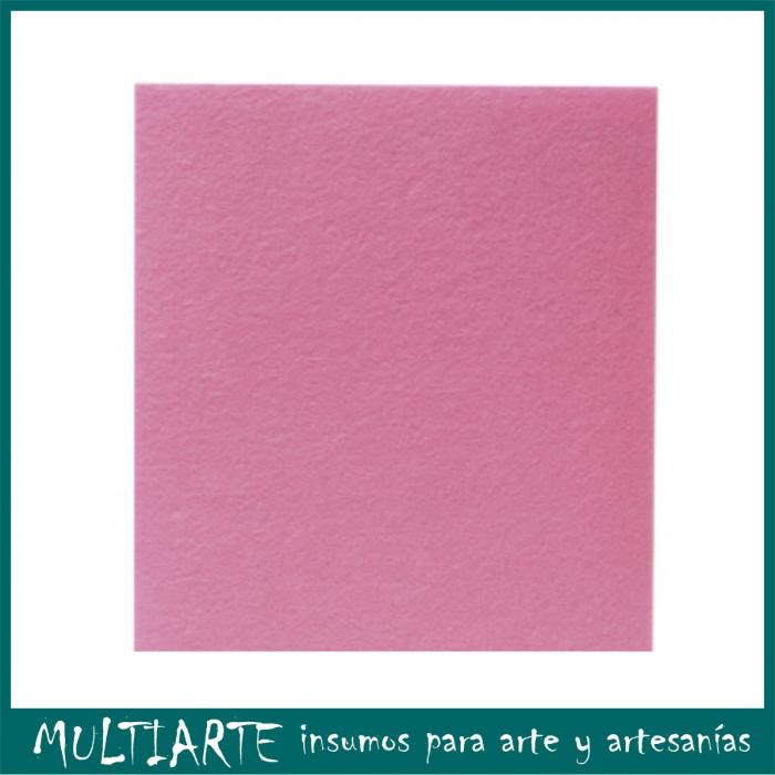 Fieltro color rosa 23,5 x 30,5 cm