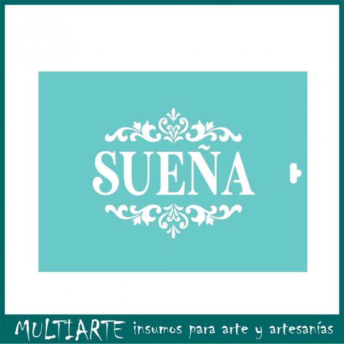 Stencil Proyectarte 15 x 20 cms Sueña CS540