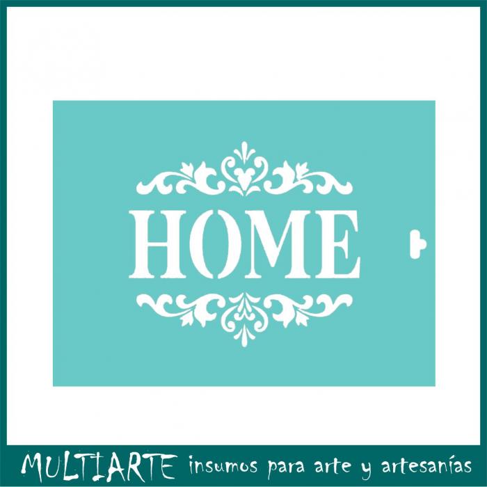 Stencil Proyectarte 15 x 20 cms Home CS543