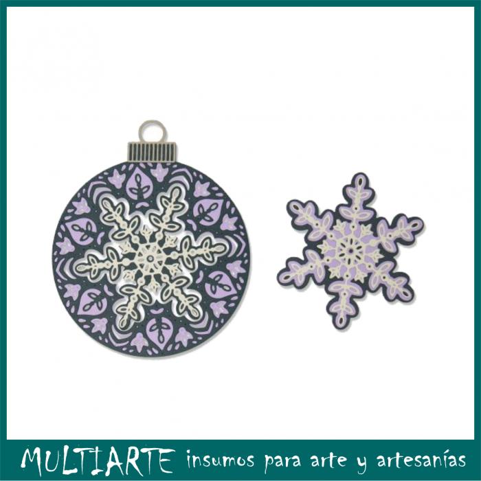 Cortante Thinlits Sizzix - Layered Snowflake 6 piezas 664584