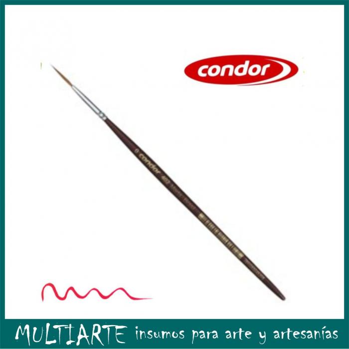 Pincel CONDOR Nº 402-0 redondo pelo de marta