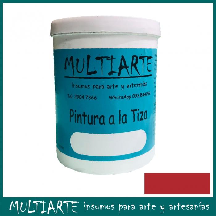 Pintura A la tiza Multiarte Rojo 1000ml