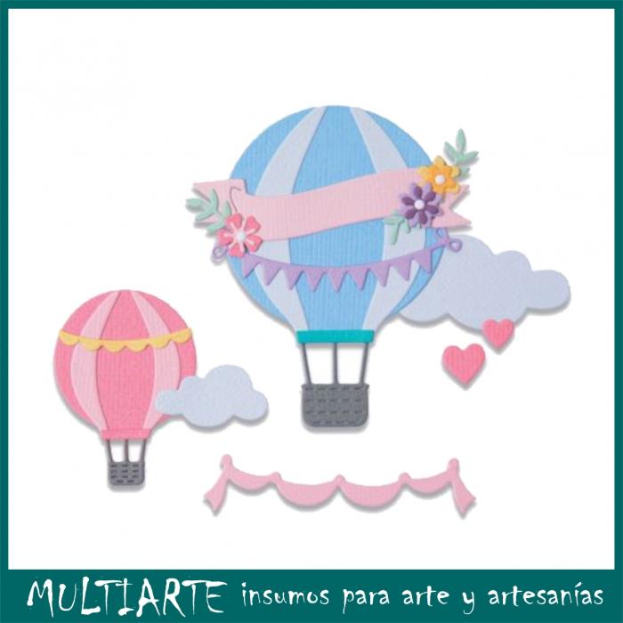 Cortante Thinlits Sizzix - Hot Air Balloon 10 piezas 665183