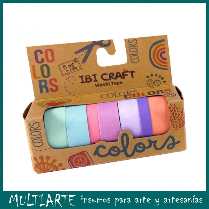 Packs de cintas Washi Ibi Craft Pastel 55763
