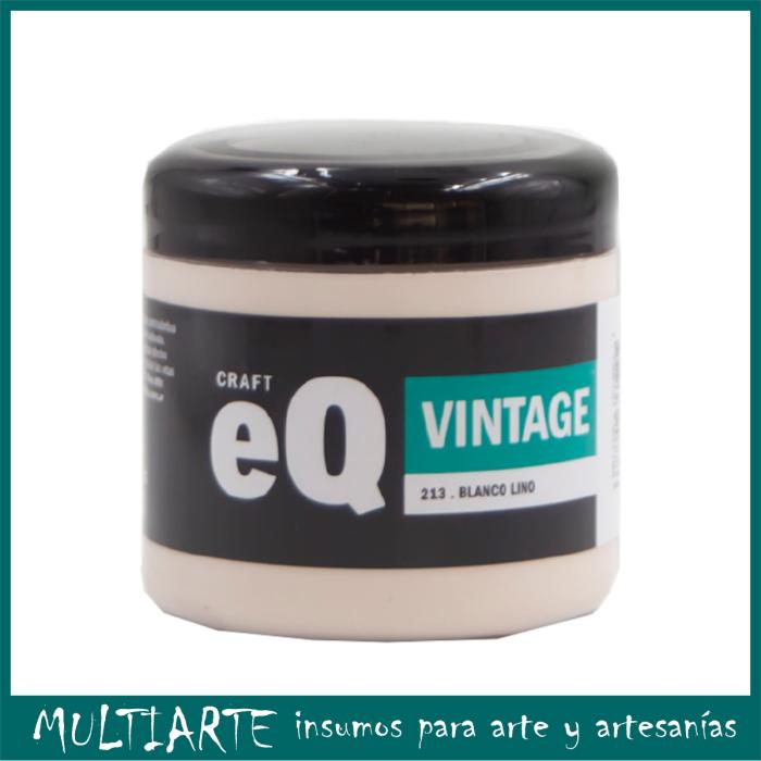 Pintura decorativa Vintage EQarte 200ml 213- Blanco Lino