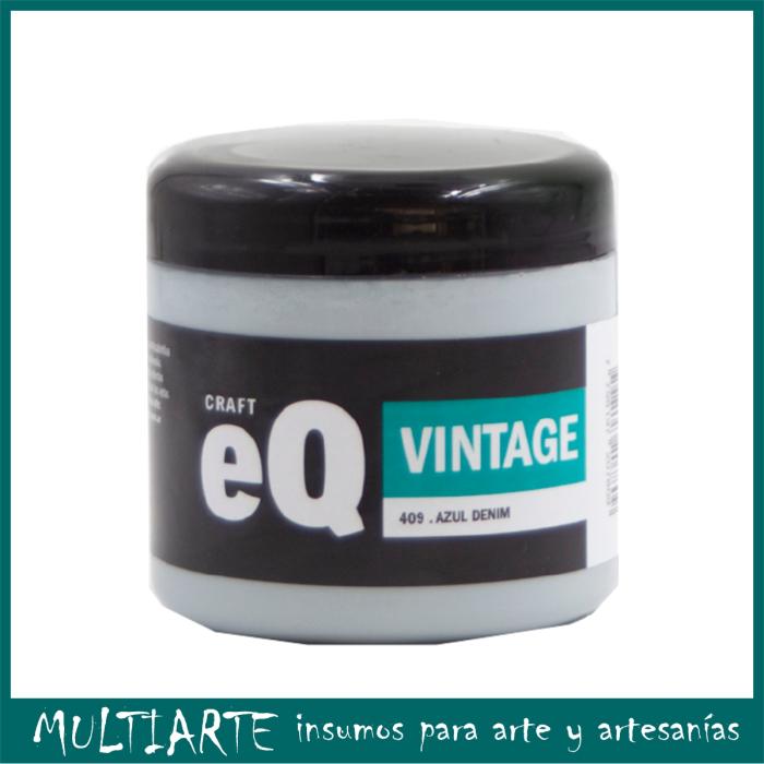 Pintura decorativa Vintage EQarte 200ml 409- Azul Denim