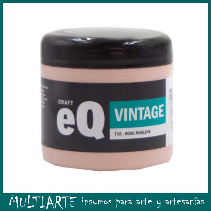 Pintura decorativa Vintage EQarte 200ml 710- Rosa Marlene