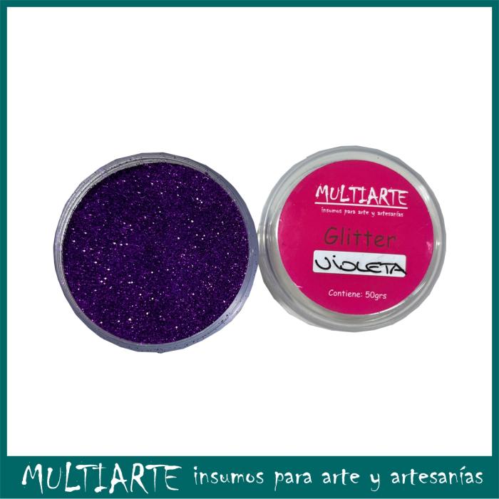 Glitter violeta 50grs