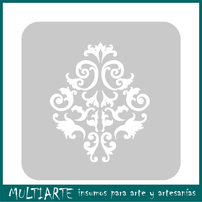 Stencil EQarte reutilizable 15 x 15cms 905