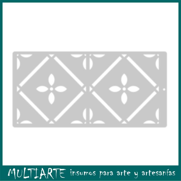 Stencil EQarte reutilizable 30 x 60cms 1300