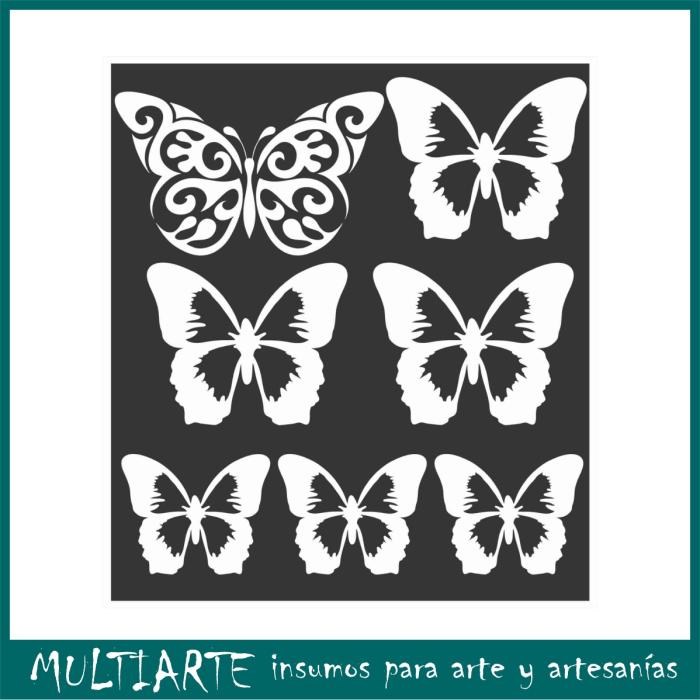 Adhesivos decorativos Mariposas - color BLANCO