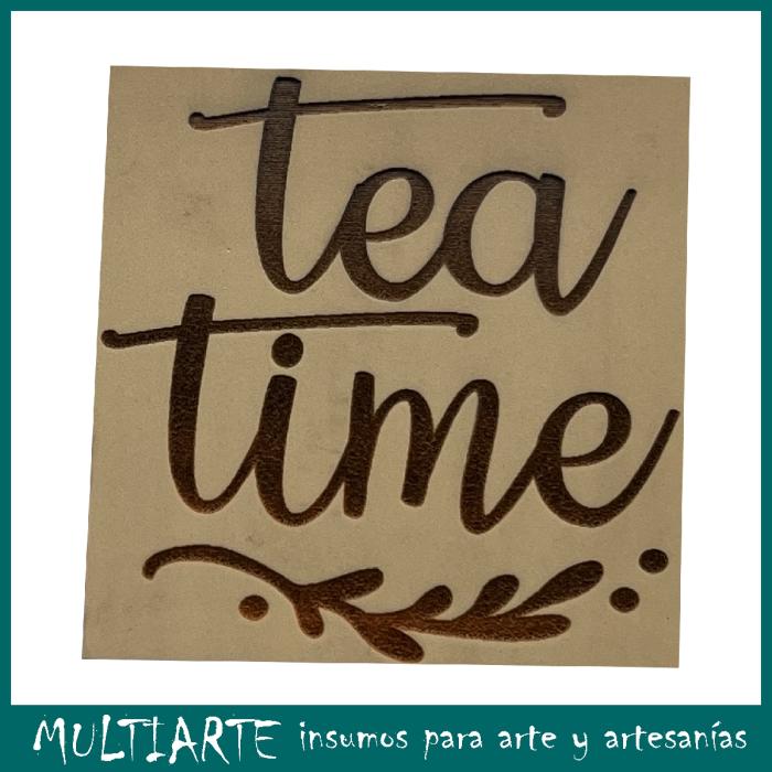 Sello bajo relieve 10x10cms Tea Time 399