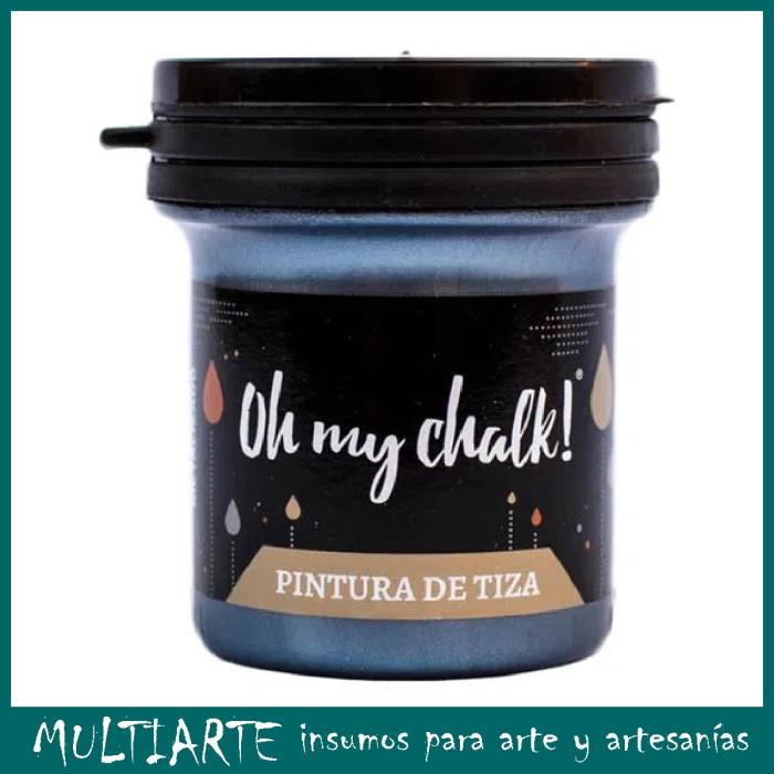 Pintura a la tiza metalizada Gold Blue 110ml Oh my chalk