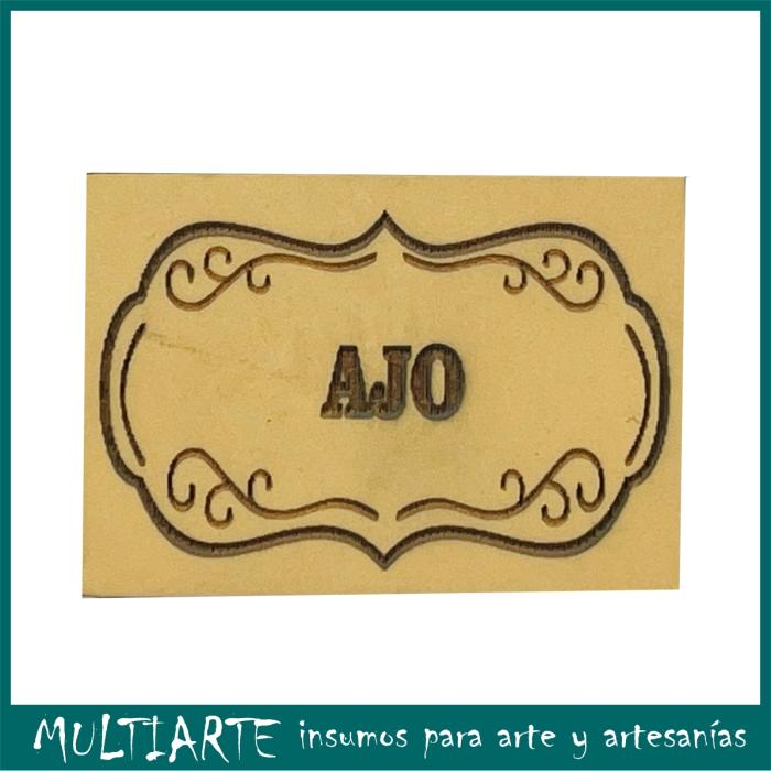 Sello bajo relieve 5x7cms Ajo 804