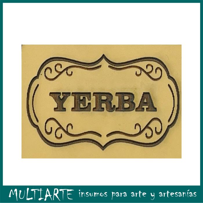 Sello bajo relieve 5x7cms Yerba 275