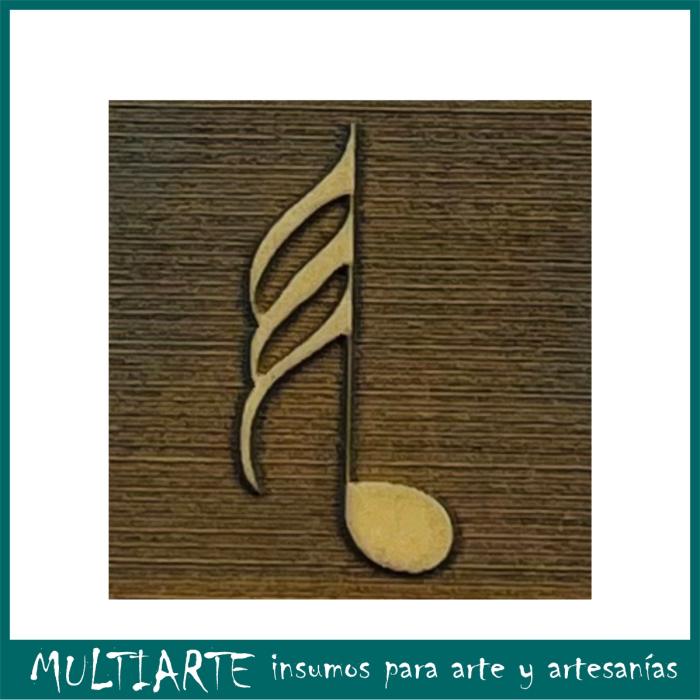 Sello 4x4cms Nota musica 25