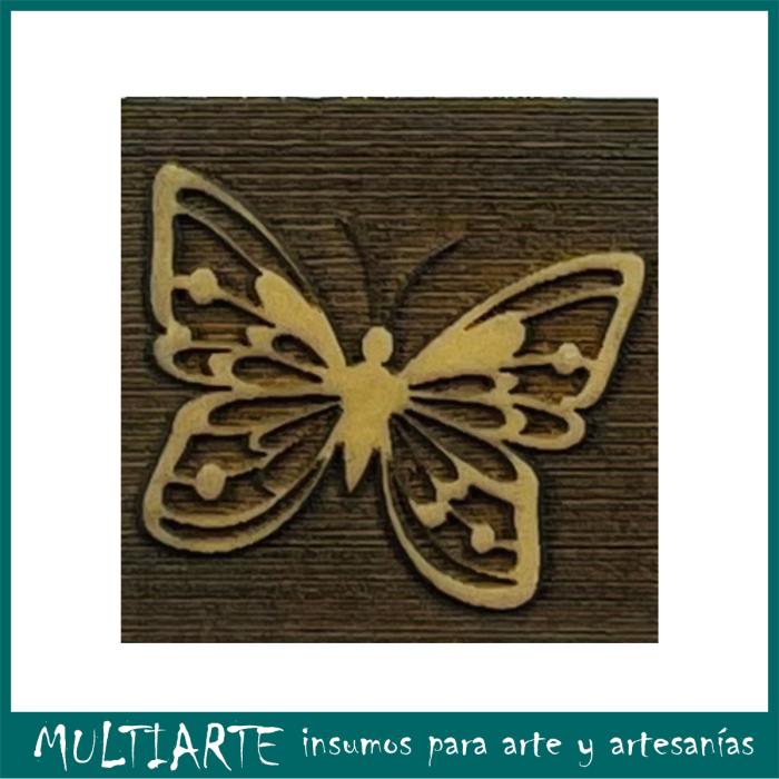 Sello 4x4cms Mariposa 21