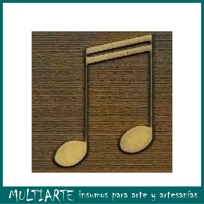 Sello 4x4cms Nota musical 23