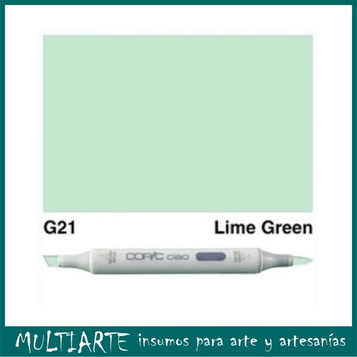 Marcador Copic Ciao G21 Lime Green