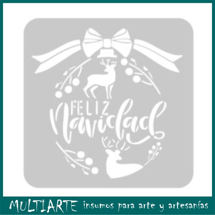 Stencil EQarte reutilizable 30 x 30cms 1261