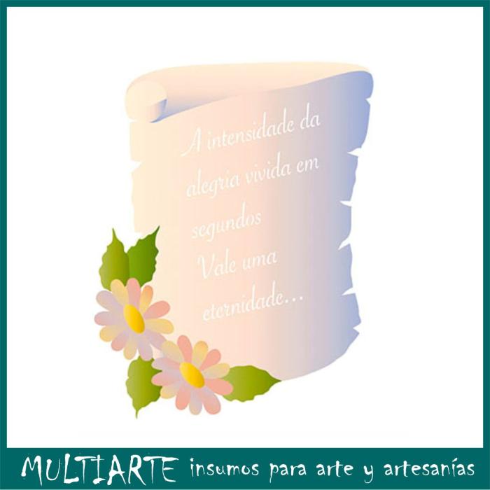 Stencil Litoarte reutilizable 21 x 34 cms ST-144