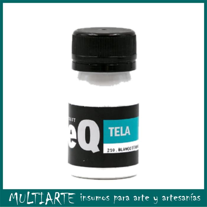 Pintura para Tela EQ artistica 37ml 210 Blanco Titanio